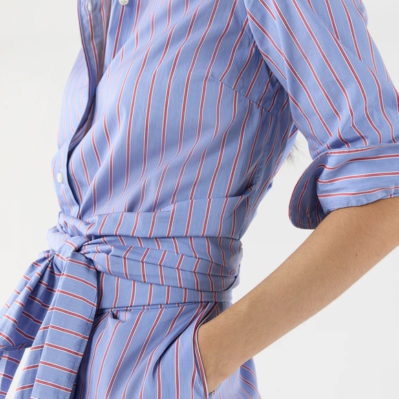 ANN MASHBURN Blue Striped Maxi Dress - Picture 2 of 3